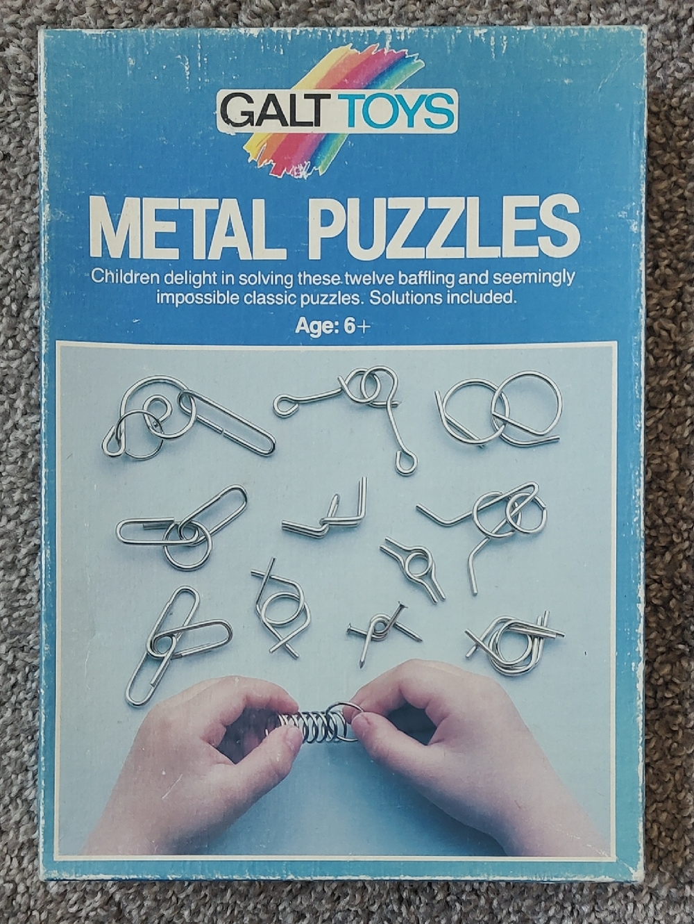 Made In England Galt Toys Metal Puzzles For Children Ages 6+